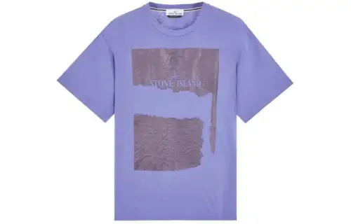 STONE ISLAND T Shirt Men's Purple