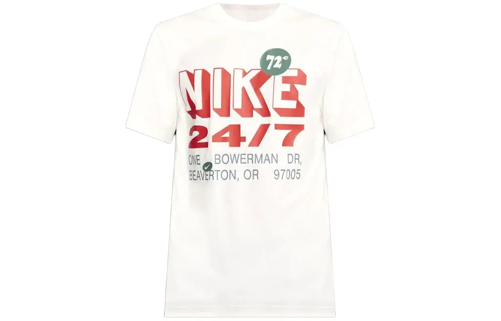 Nike T-Shirts Men's Canvas Crew Neck Moderate