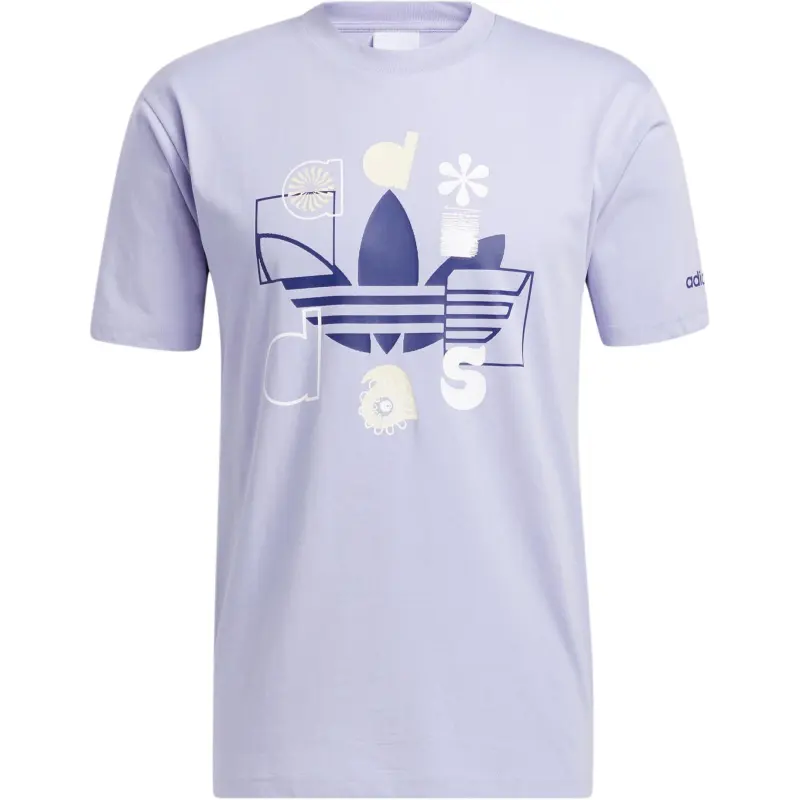 Adidas Originals Trefoil T Shirt Men's Dark Purple