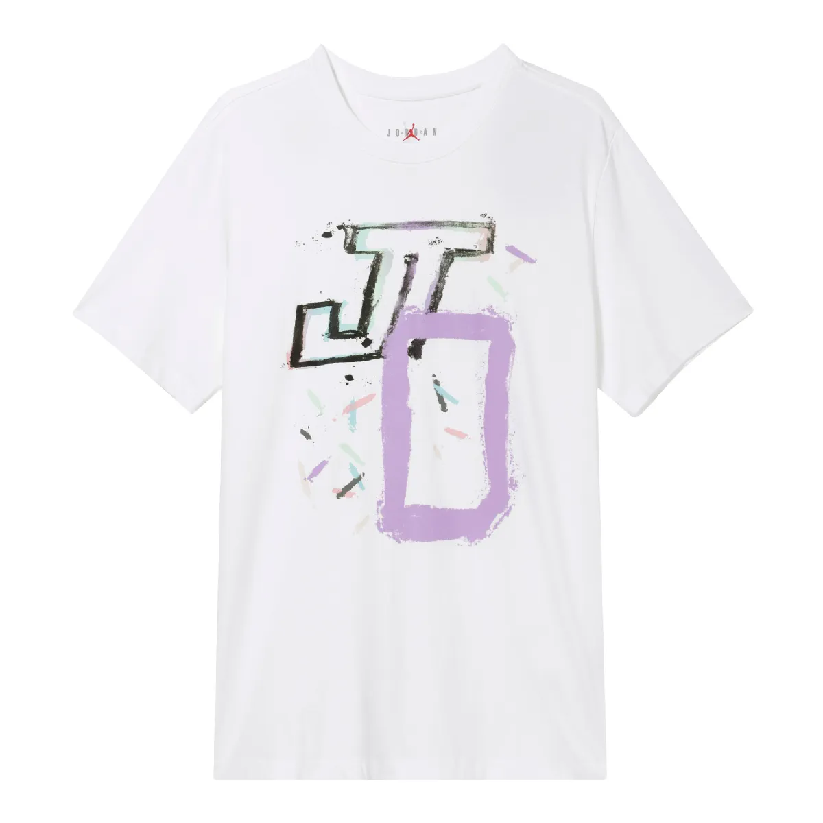 Jordan T-Shirts Men's White Crew Neck Moderate