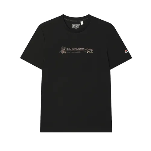 FILA Heritage T Shirt Men's Jet Black