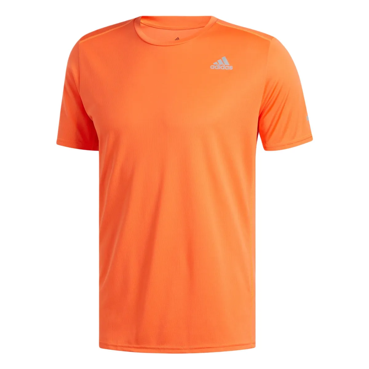 Adidas T-Shirts Men's Orange Crew Neck Moderate