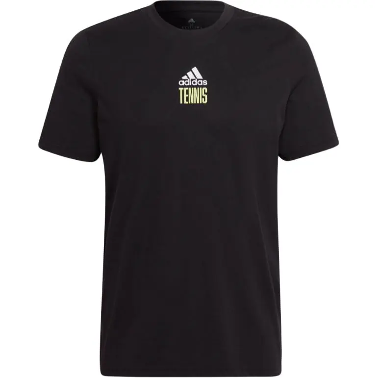 Adidas TennisParis T Shirt Men's Black