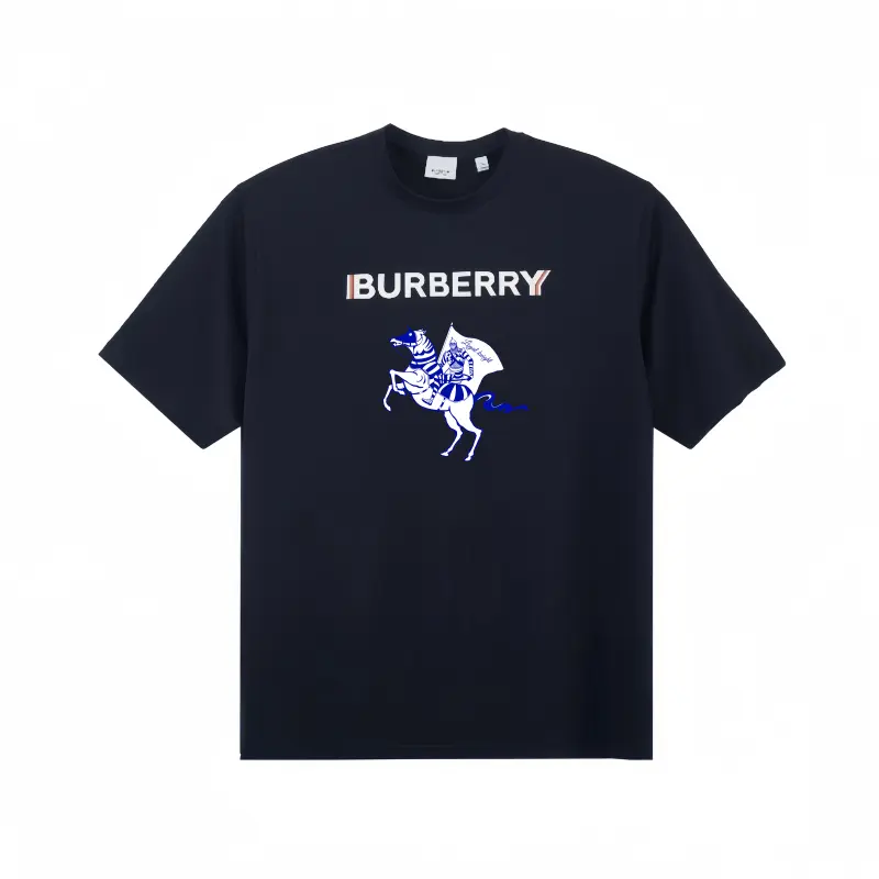 Burberry T Shirt Unisex Dark Blue