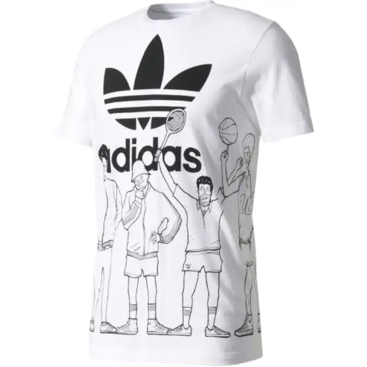 Adidas Originals Trefoil Graphic T Shirt Men's White