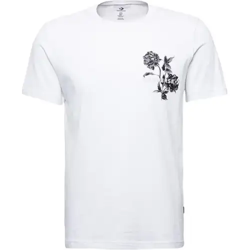 Converse Floral Tee T Shirt Men's White