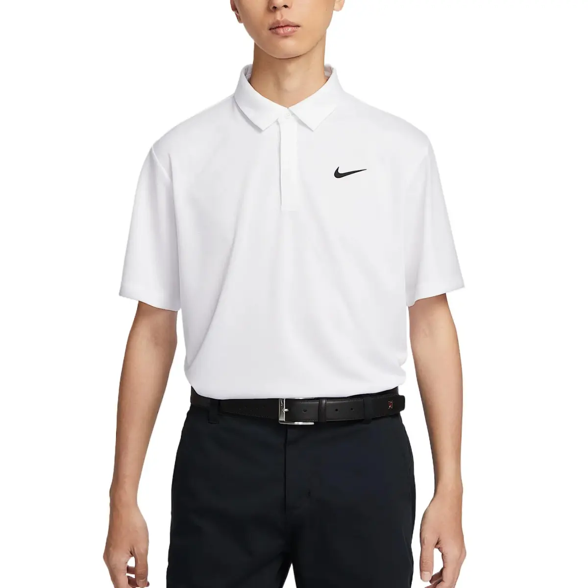 Nike Dri FIT Tour T Shirt Men's White/White/Black