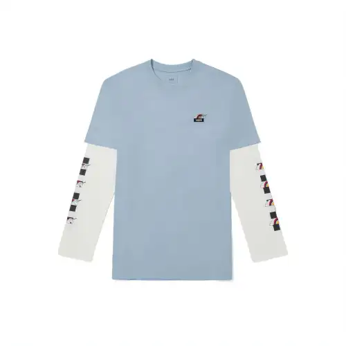 Vans TEE LS T Shirt Unisex Blue