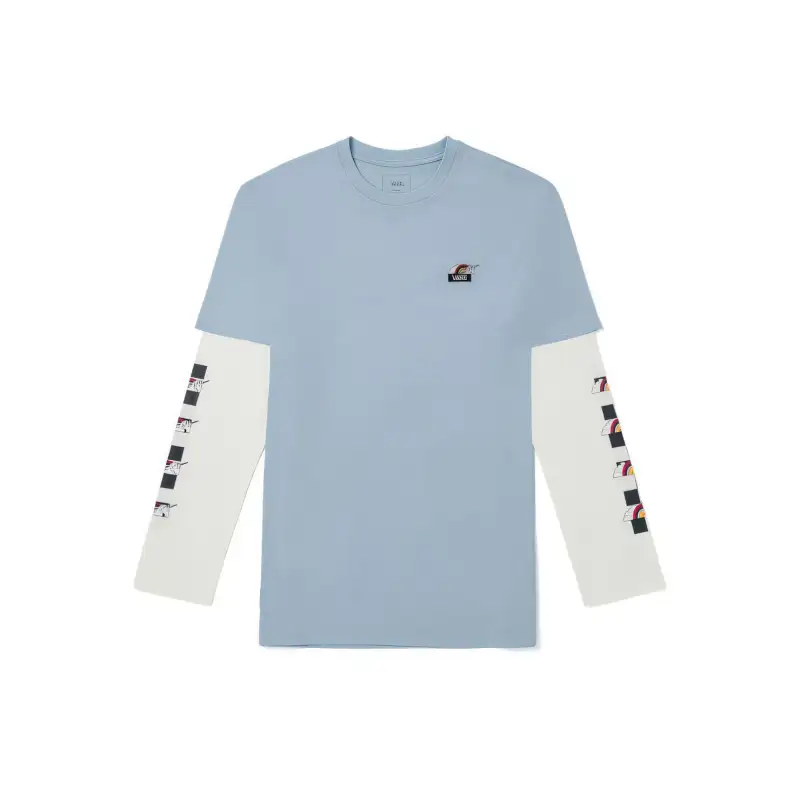 Vans TEE LS T Shirt Unisex Blue