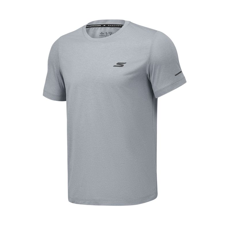 Skechers GODRI SS25 T Shirt Men’s Frozen Rain/002A