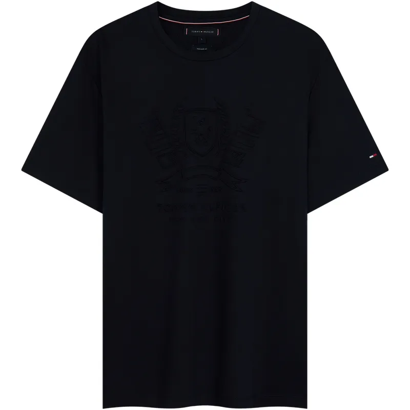 Tommy Hilfiger T-Shirts Men's Crew Neck Moderate Straight Fit