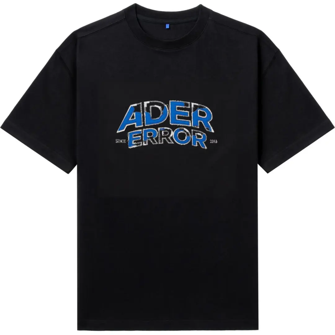 ADER ERROR Logo-embroidered Drop Shoulder T-shirt