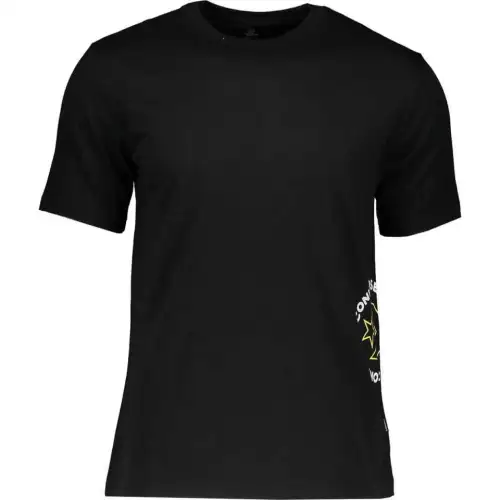 Converse Star Chevron Circle T Shirt Men's Black