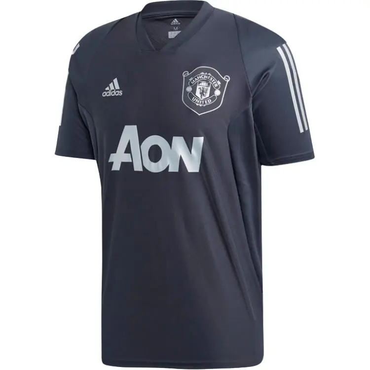 Adidas Manchester United T Shirt Men's Gray
