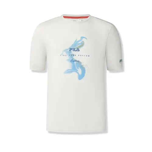 FILA CYCLING SS25 T Shirt Men's Light Mist Gray