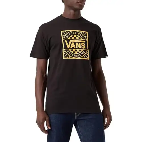 Vans T Shirts Men's Black Crew Neck
