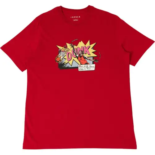 JORDAN Illustration style Print 'RED' T shirt