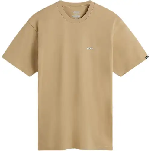 Vans T Shirts Men's Beige Crew Neck Straight Fit