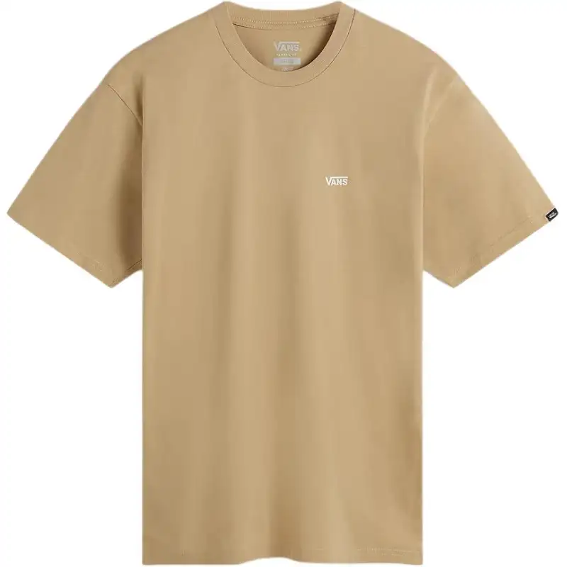 Vans T Shirts Men's Beige Crew Neck Straight Fit