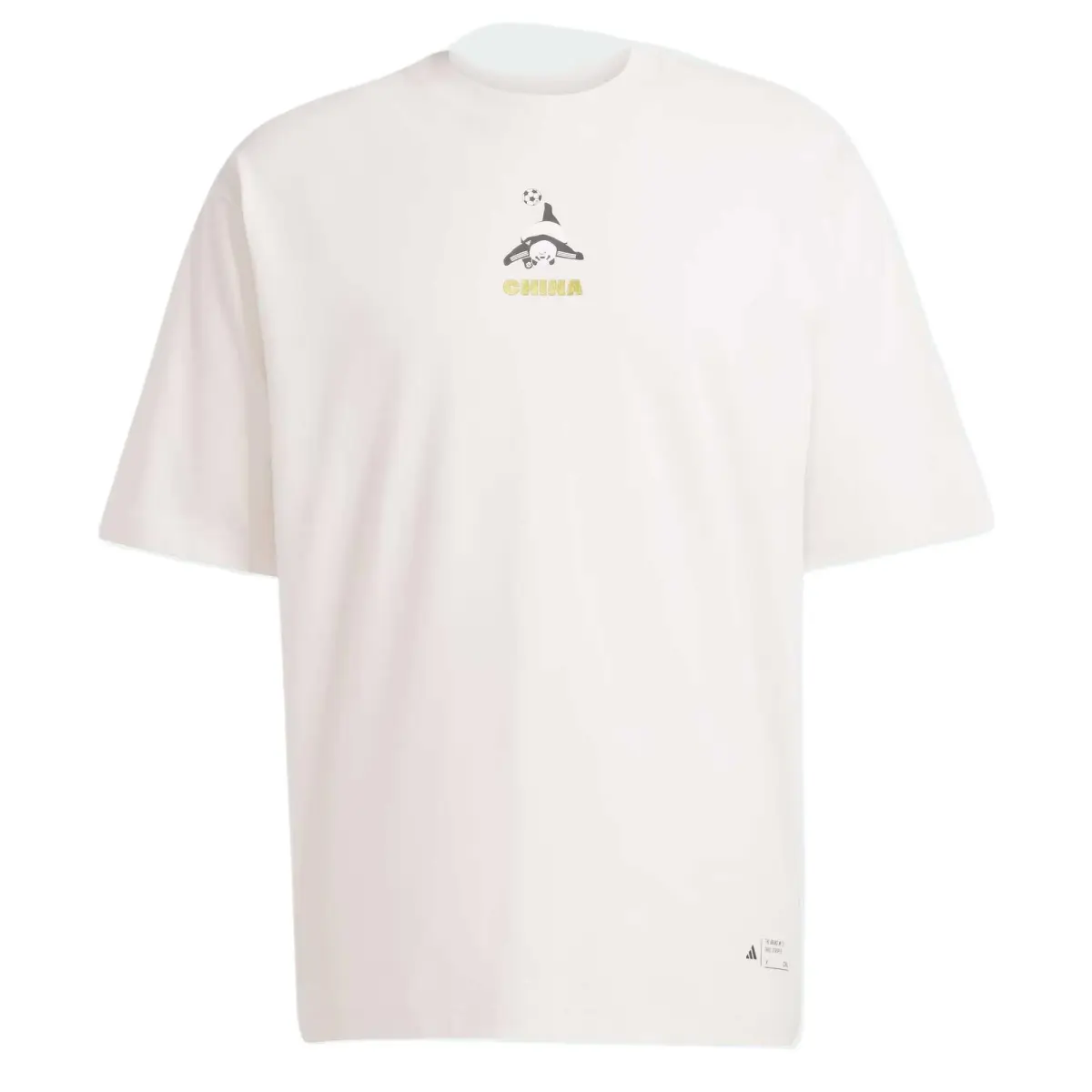 Adidas M PANDA GOAL T Shirt Unisex Wonder Quartz