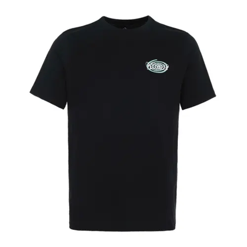 Converse T Shirts Men's Black Crew Neck Moderate