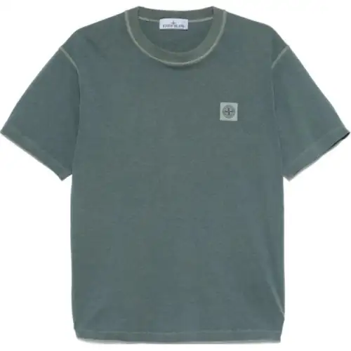 Stone Island Compass Patch Crewneck T-Shirt