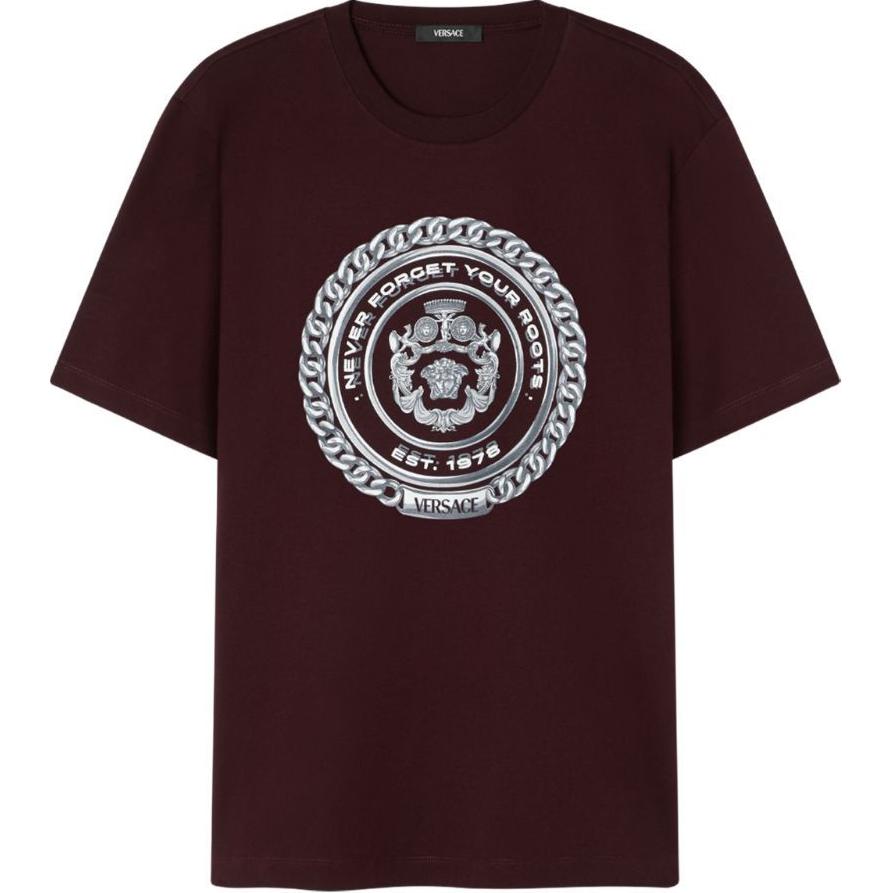 Мужская футболка Versace VERSACE FW24 T (коричневая)