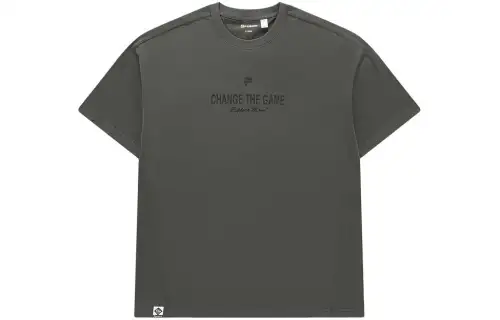 FILA FUSION FOB T Shirt Unisex Honey Phantom Gray