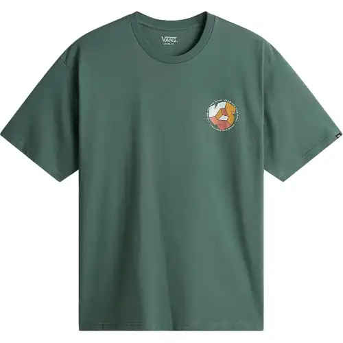 Vans T Shirts Men's Green Crew Neck