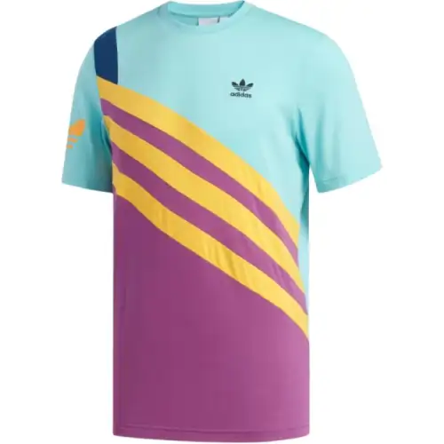 Adidas Originals T Shirt Men's Blue Purple