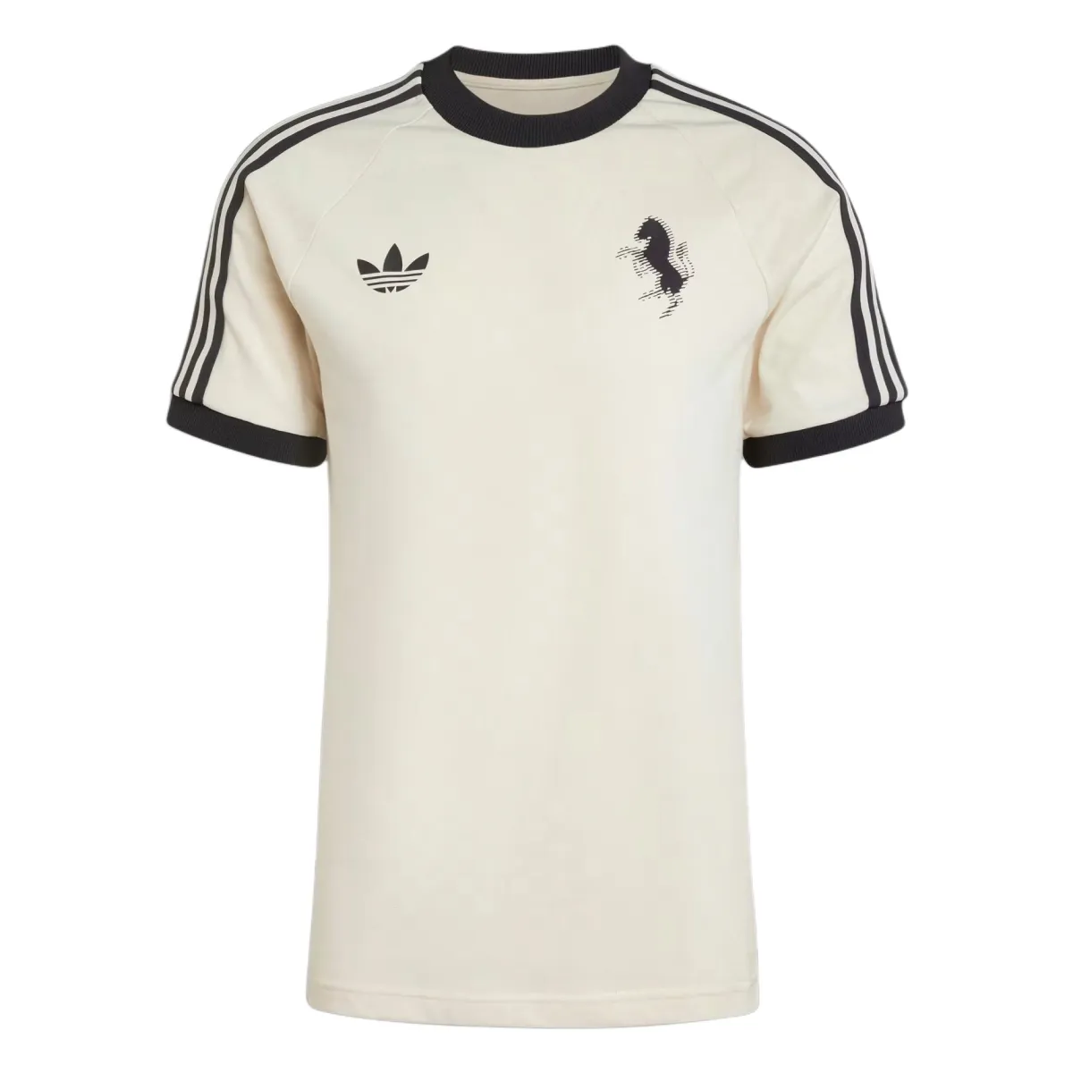 Adidas Originals x Juventus F.C. ADICOLOR CLASSICS 3 STRIPES FW24 T Shirt Men's Magic White Color