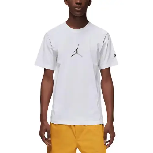 Jordan T Shirts Men's White Crew Neck Moderate