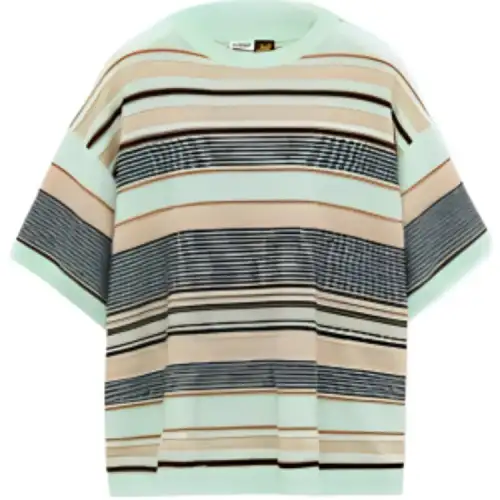 LOEWE T Shirts Men's Multicolor Crew Neck Moderate Straight Fit