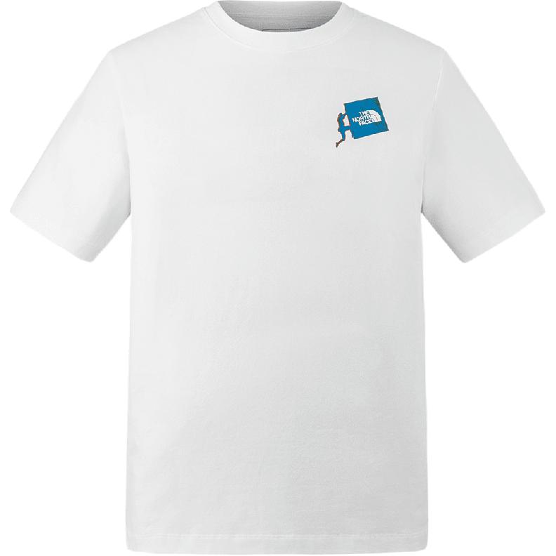 THE NORTH FACE Quick Dry T Shirts Men’s Snow Peak White