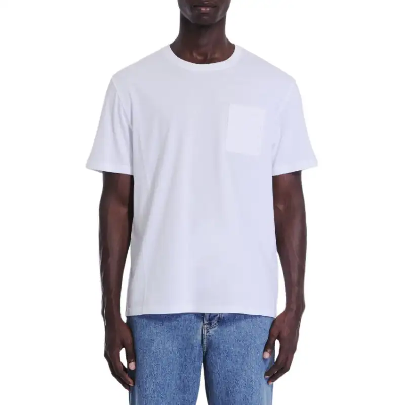 LOEWE T Shirts Men's White Crew Neck Moderate Straight Fit