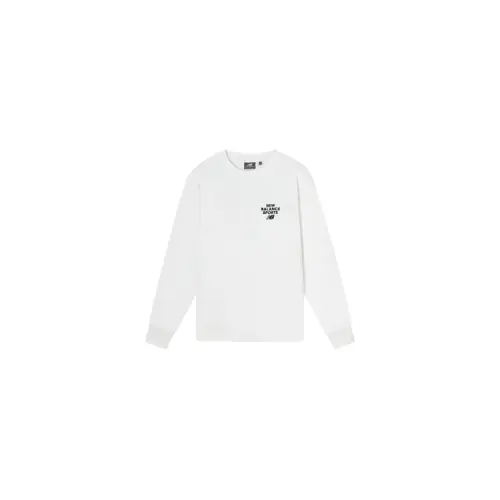 New Balance T Shirt Unisex Ivory White
