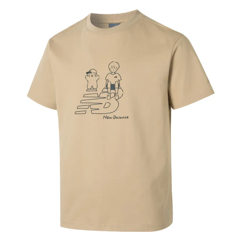 New Balance T Shirt Unisex Brown