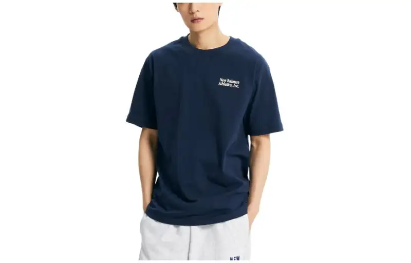 New Balance T Shirt Men's Marine Blue