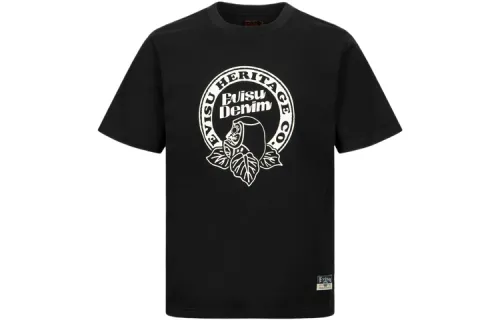 EVISU T Shirts Men's Crew Neck Moderate Straight Fit