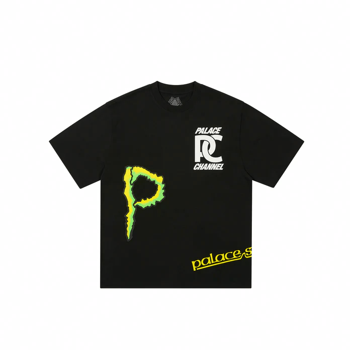 Футболка Palace PALACE FW24 SPONSOR T-SHIRT BLACK (черная)