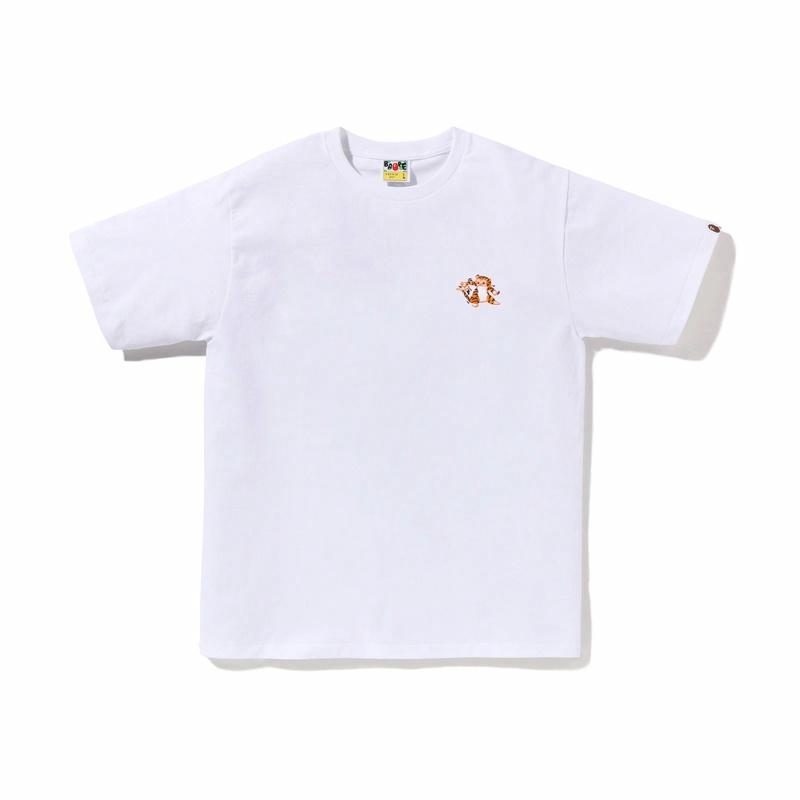 Мужская футболка A BATHING APE (черная) — фото 5