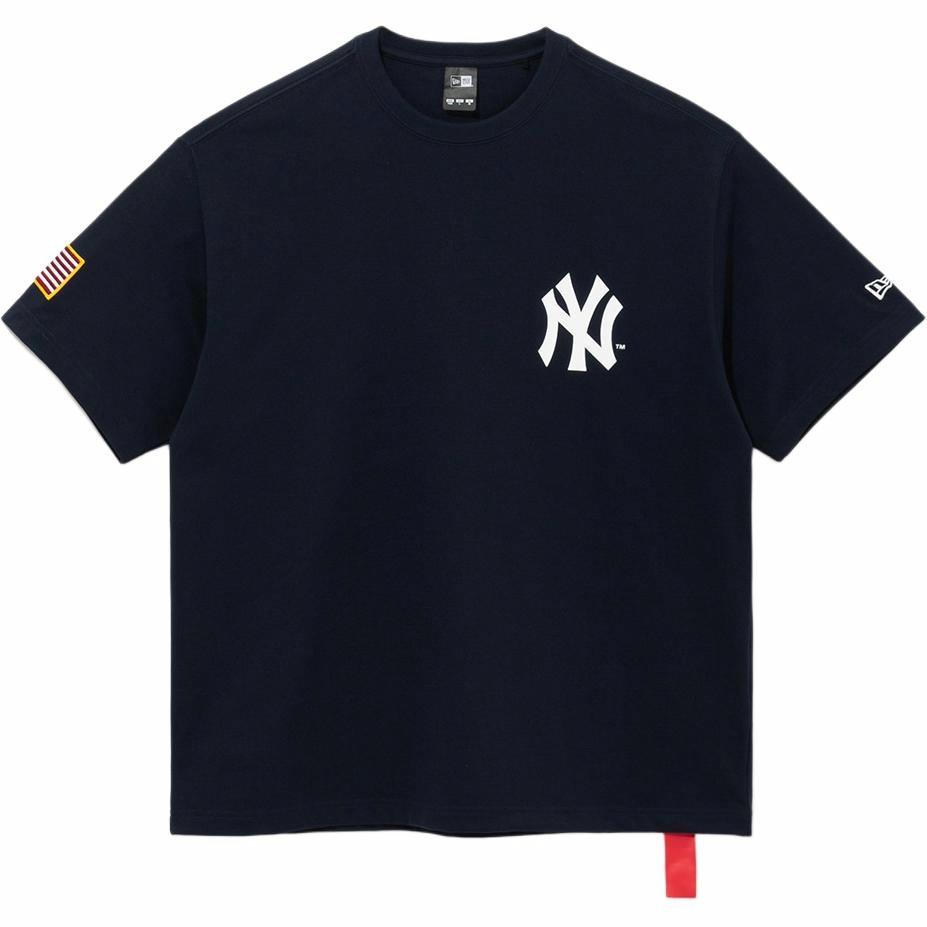 Футболка New Era × MLB New York Yankees (темно-синяя)