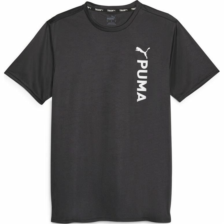 Мужская футболка PUMA Fit Poly (черная)