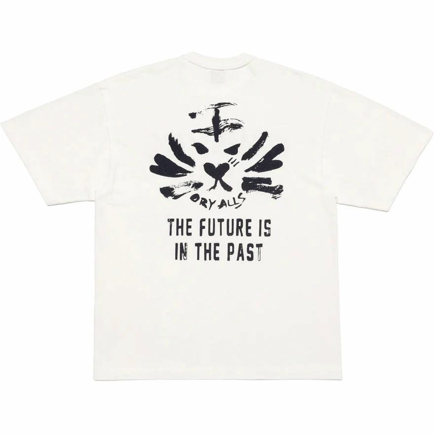 Футболка Human Made SS24 (белая с принтом тигра)