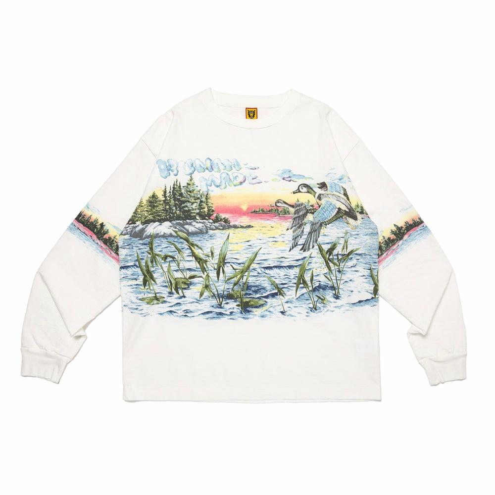 Лонгслив Human Made FW24 (белый)