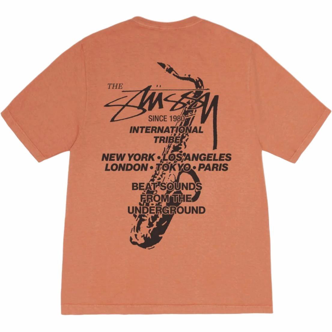 Футболка Stussy Ribbed Crewneck (черная)
