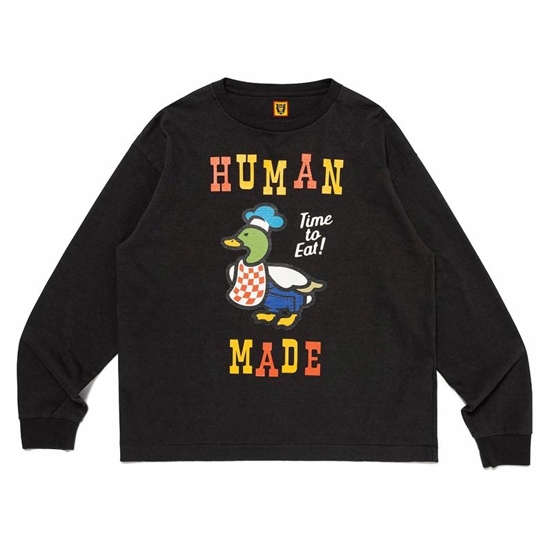 Футболка Human Made Graphic Long-Sleeve (серая)