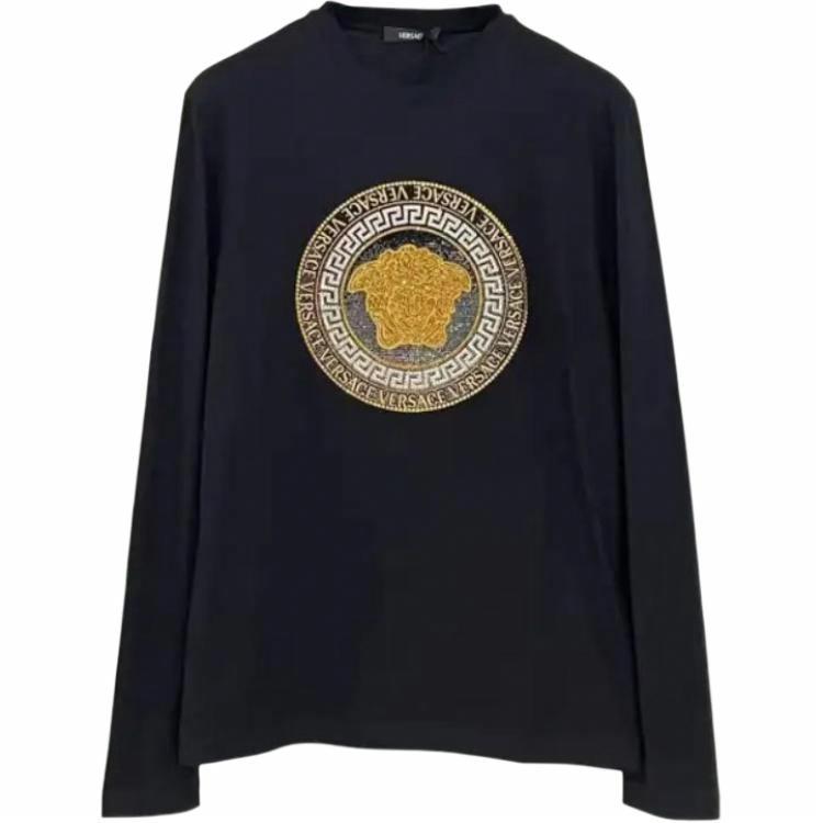 Мужская футболка Versace (черная)