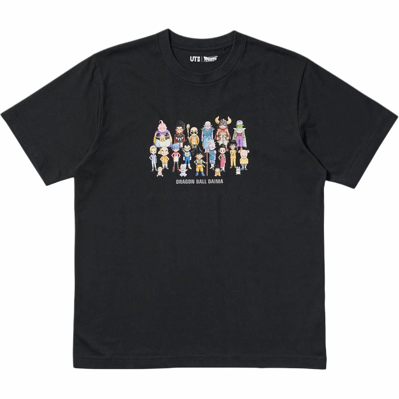 Футболка Унисекс UNIQLO × SS25 (черная)
