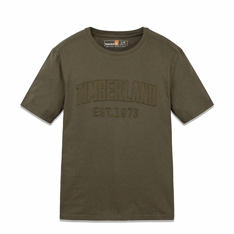 Мужская футболка Timberland (армейский зеленый)